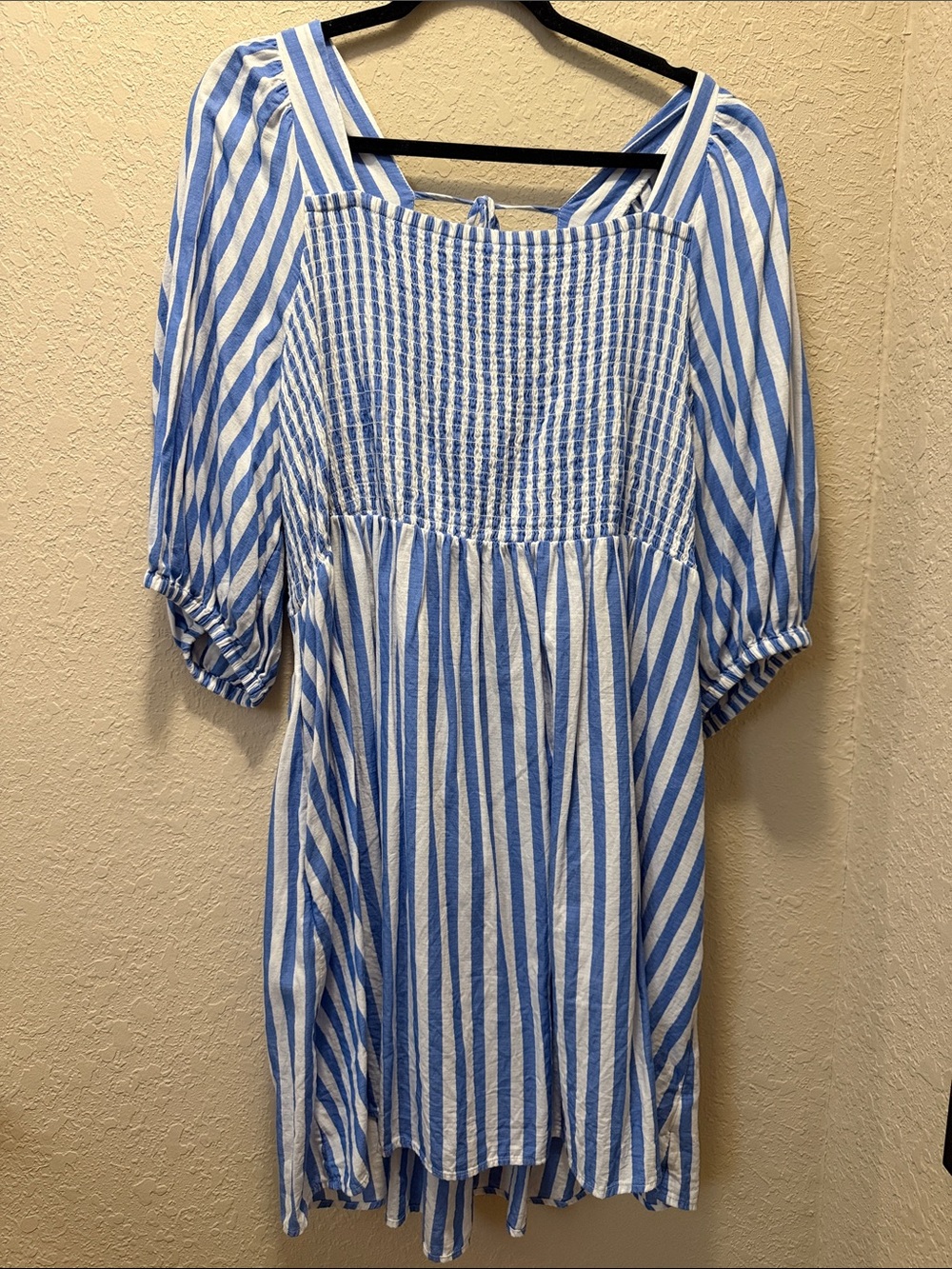 Ava & Viv - Blue and White Striped Mini Dress, Size 3